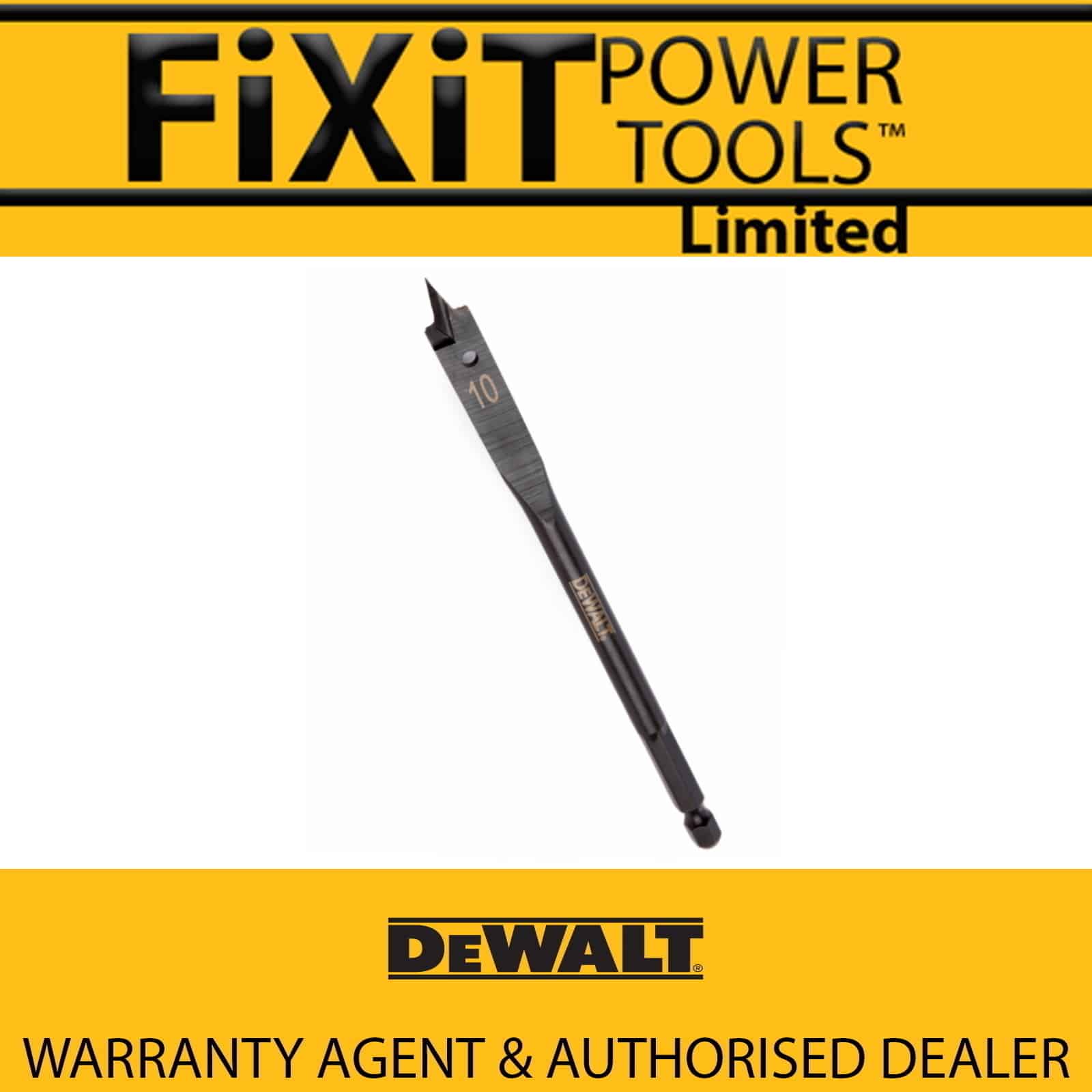 Dewalt DT4762 Extreme Flatwood Drill Bit 10mm x 152mm