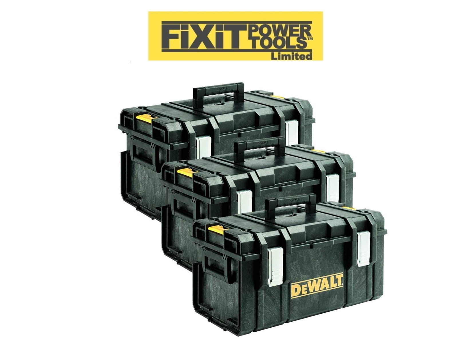 DeWALT 3 X DS300 170322 XR Toughsystem Empty Stackable Power Tool