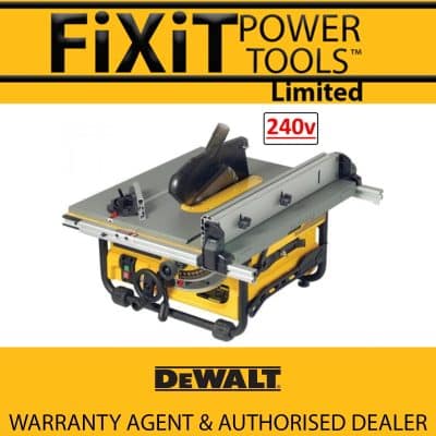 DeWALT DW745 1700W 240V 10" blade 610mm RIP Capacity Compact Table Saw