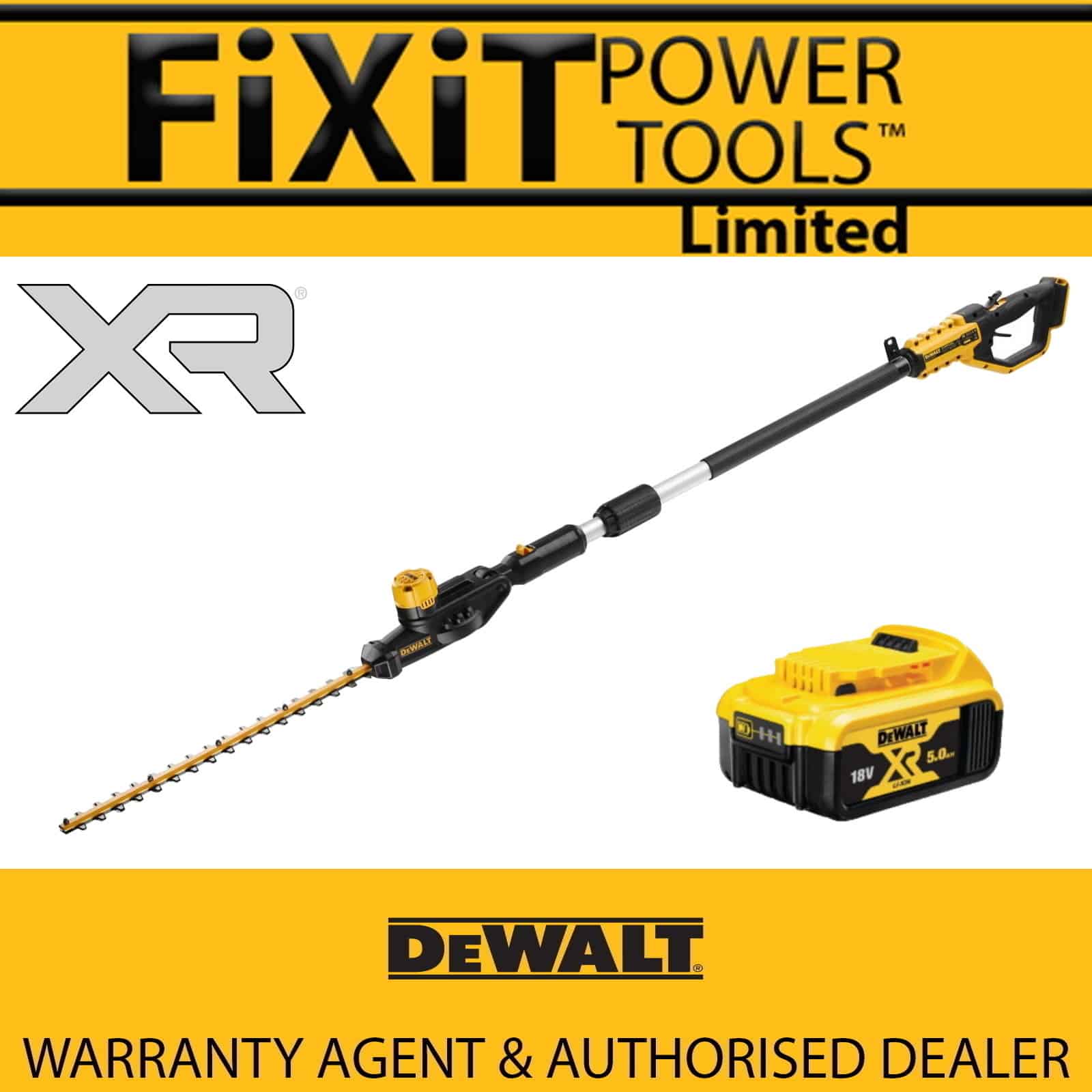 DeWALT DCMPH566N XR 18V Pole Hedge 